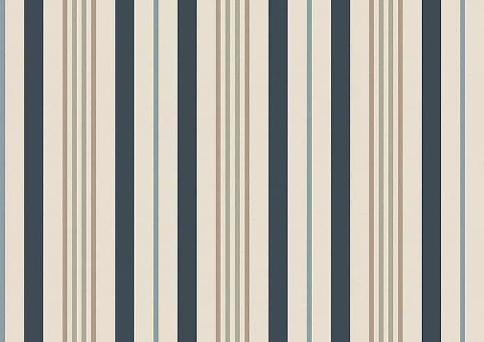 The British Stripe Co. George, Polzeath No.1 - Roman Blind - Image 7